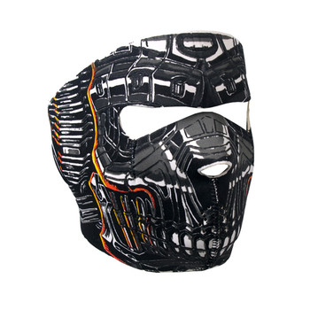 Robo Skull Neoprene Face Mask