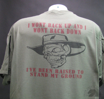 I won't back up and I won't back down shirt T-Shirts I won't back up and I won't back down shirt T-Shirts