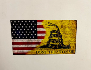 Don't Tread on Me Sticker 2nd Amendment Computer Sticker Gun Safe Sticker