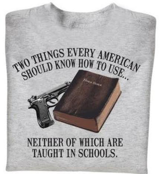 Two things every american should know how to use neither of which are taught in schools shirt Two things every american should know how to use neither of which are taught in schools shirt