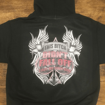 This Bitch Didn't Fall Off w/ace of spades T-Shirt This Bitch Didn't Fall Off w/ace of spades T-Shirt