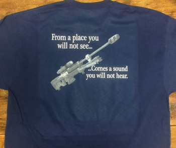 From A Place You Will Not See...Comes A Sound You Will Not Hear T-Shirt From A Place You Will Not See...Comes A Sound You Will Not Hear T-Shirt
