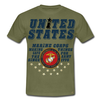 United States Marine Corps Making Things Safe For The Army Since 1775
