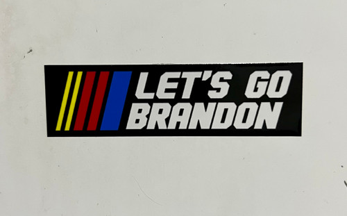 Let's Go Brandon Helmet Sticker