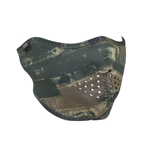  Dark Brushed Camo Half Neoprene Face Mask