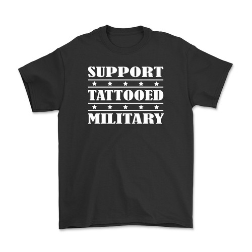 Support Tattooed Military Shirt