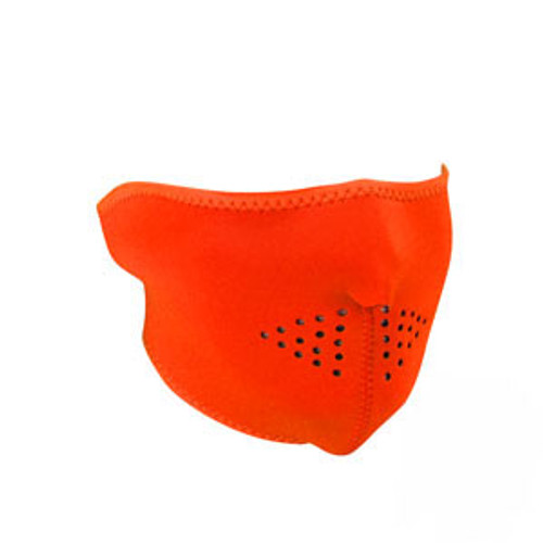 Neoprene Half Face Mask - High Visibility Orange