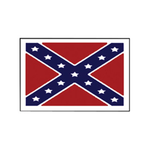 Rebel Flag Motorcycle Helmet Sticker