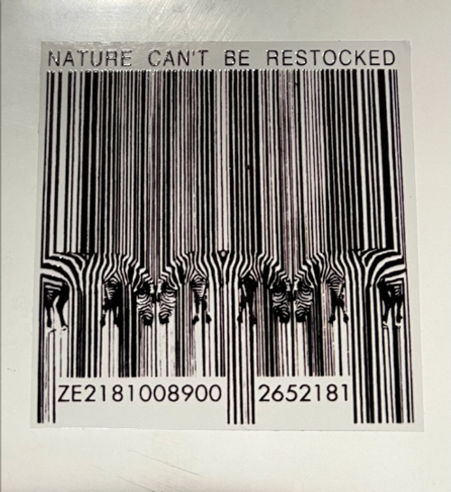Nature Can't Be Restocked Sticker