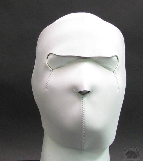 White Neoprene Face Mask