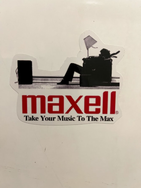 Maxell Cassette Tape Sticker