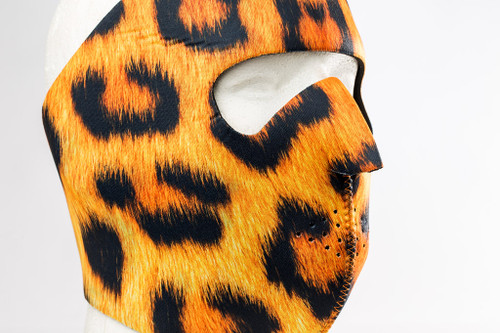 Leopard Neoprene Face Mask