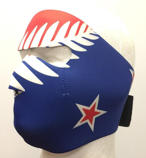 New Zealand Flag Neoprene Face Mask 