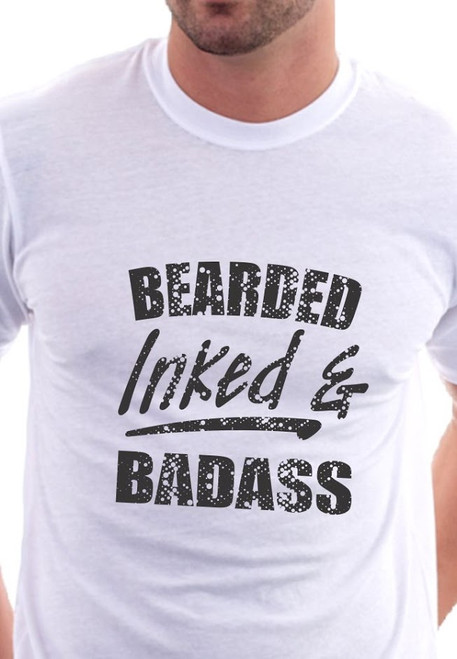 Bearded Inked and Badass Shirt