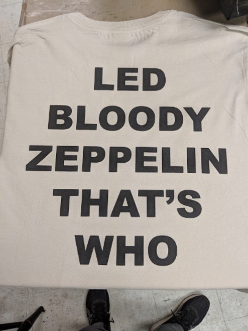 Led Bloody Zeppelin That's Who Shirt Stairway to Heaven Shirt