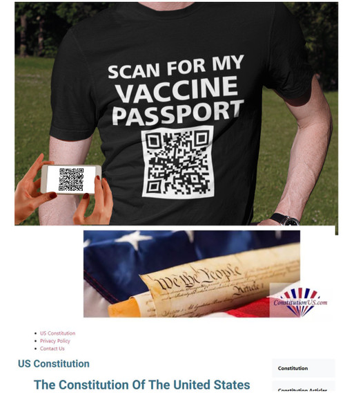 Scan for my Vaccine Passport.