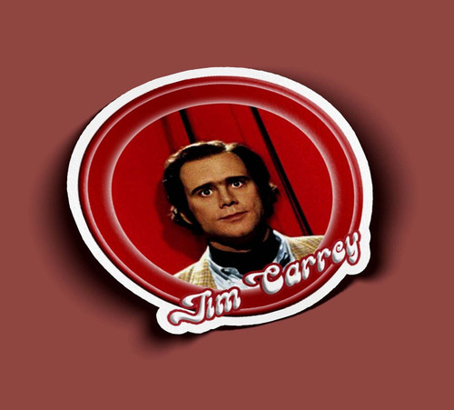 Jim Carrey Sticker Jim Carrey Man on the Moon Sticker  - Buy One Get One Free