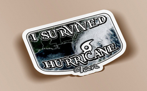 I Survived Hurricane Ian Stickers