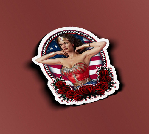 Lynda Carter Sticker - Wonderwoman Sticker