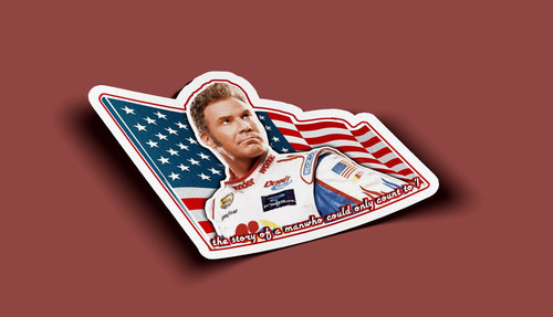 Will Ferrell Sticker - Talladega Nights Sticker