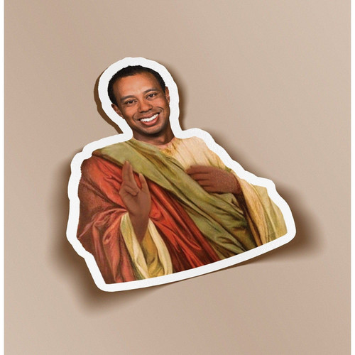 Saint Tiger Woods Sticker