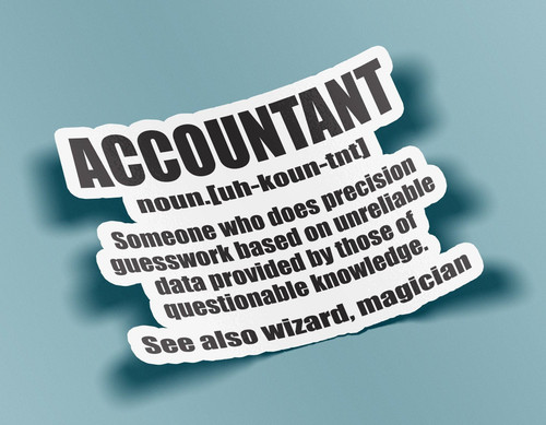 Accountant Sticker