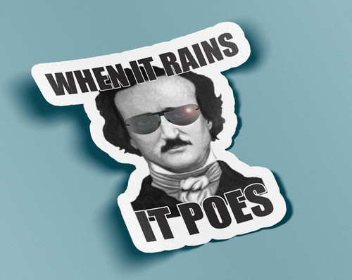 Edgar Allan Poe Sticker