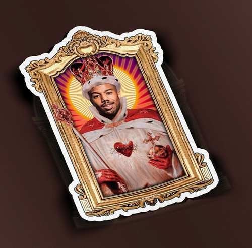 Saint Michael B Jordan Sticker