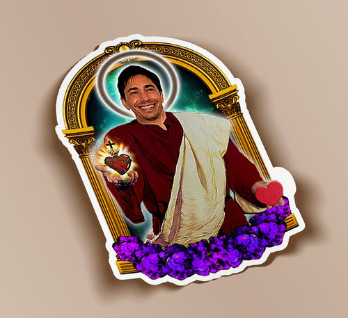 Saint Justin Long Sticker