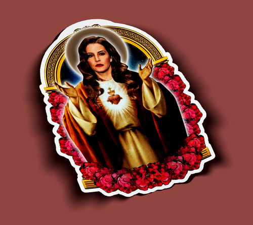 Saint Lisa Marie Presley Sticker