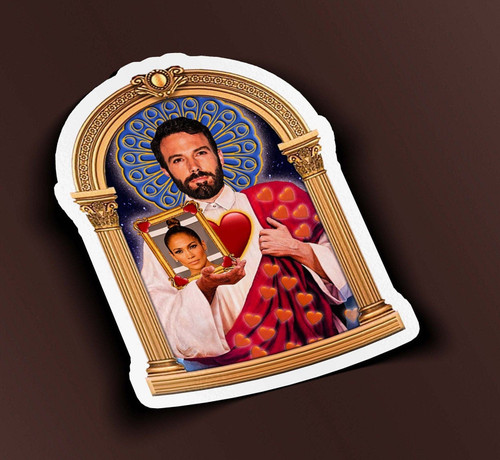 Saint Ben Affleck Sticker - BOGO- Buy One Get One Free