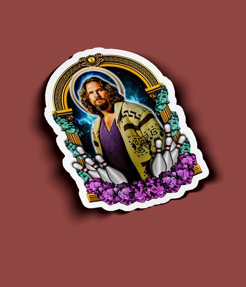 Saint Jeff Bridges Sticker