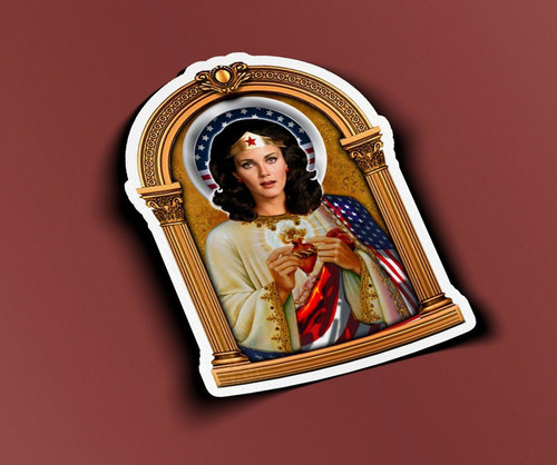 Saint Lynda Carter Sticker