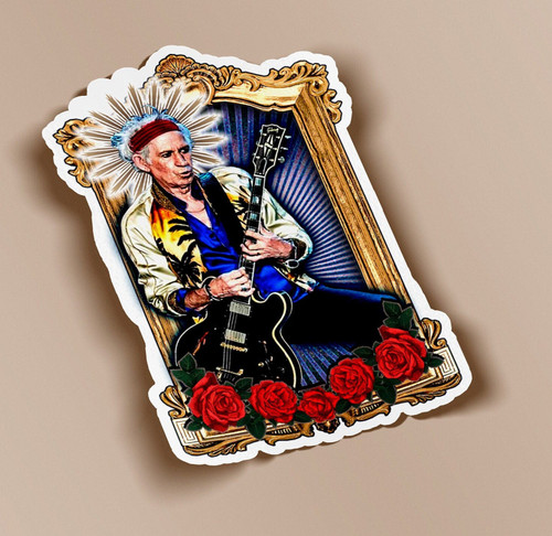 Saint Keith Richards Sticker