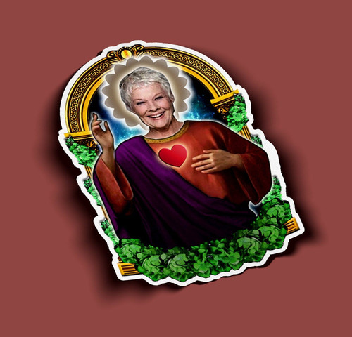 Saint Judi Dench Sticker