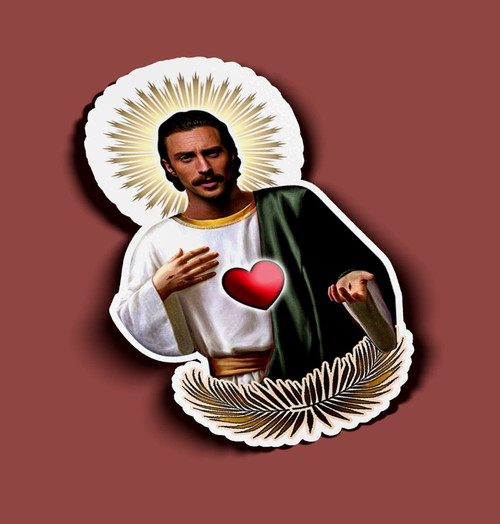 Saint Aaron Taylor Johnson Sticker