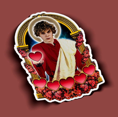 Saint Evan Peters Sticker