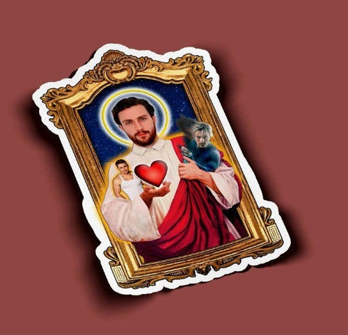 Saint Aaron Taylor Johnson Stickers - BOGO - Buy One Get One Free