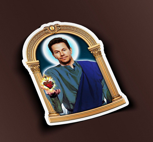 Saint Mark Wahlberg Sticker