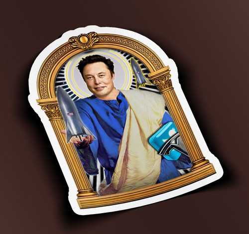 Saint Elon Musk Sticker