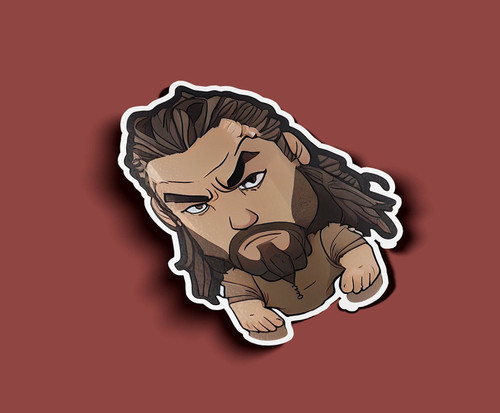 Jason Momoa Sticker -  Computer Sticker - BOGO - 2 For The Price of 1!