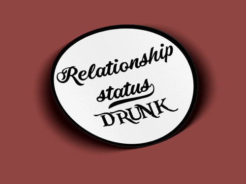 Relationship Status Drunk Stickers