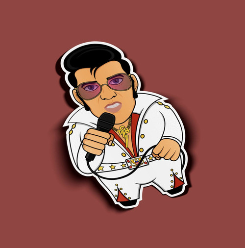 Elvis Presley Sticker