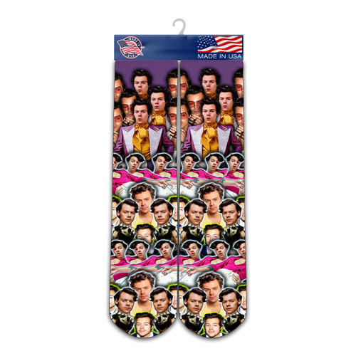 Harry Styles Socks - Step into the world of custom style with Harry!