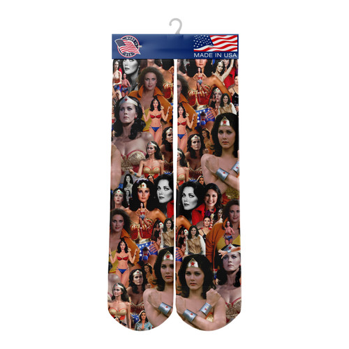 Lynda Carter Socks - Wonder Woman Socks