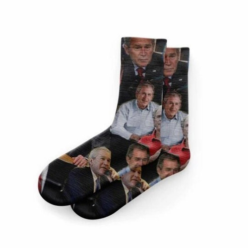 George W Bush Socks Republican Socks GOP Socks