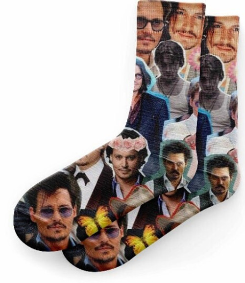 Johnny Depp socks Pirates of the Caribbean Socks