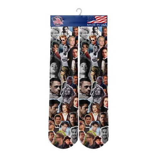 Brad Pitt Socks - Brad Pitt Fan Socks