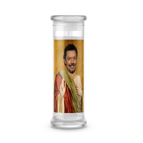 Saint Tim Curry Candle Tim Curry Prayer Candle Tim Curry Sticker