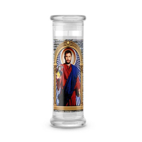 Saint Chris Hemsworth Candle Chris Hemsworth Sticker Chris Hemsworth Prayer Candle